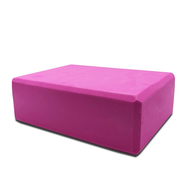 Yoga Block Brick Sports Exercise Gym Foam Workout Stretching Aid