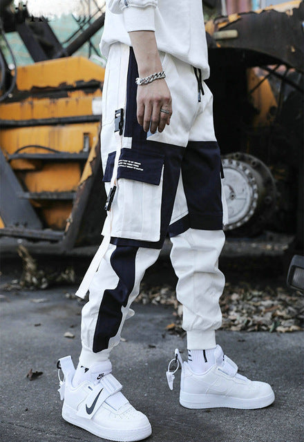 Streetwear Men's Multi Pockets Cargo Harem Hip Hop Pants