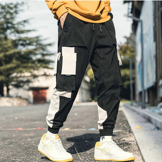 Streetwear Men's Multi Pockets Cargo Harem Hip Hop Pants