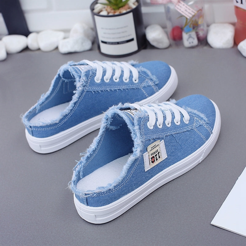 New Spring Summer Women Canvas Shoes flat sneakers