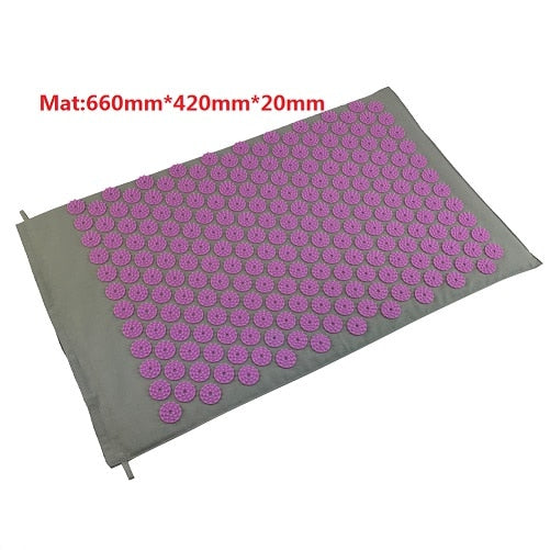Massager Cushion Massage Yoga Mat Acupressure Relieve Stress Back Body Pain