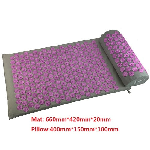 Massager Cushion Massage Yoga Mat Acupressure Relieve Stress Back Body Pain