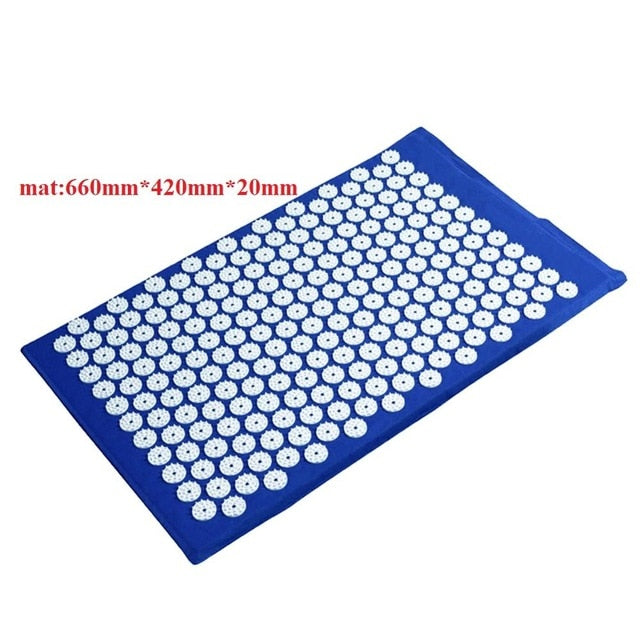 Massager Cushion Massage Yoga Mat Acupressure Relieve Stress Back Body Pain