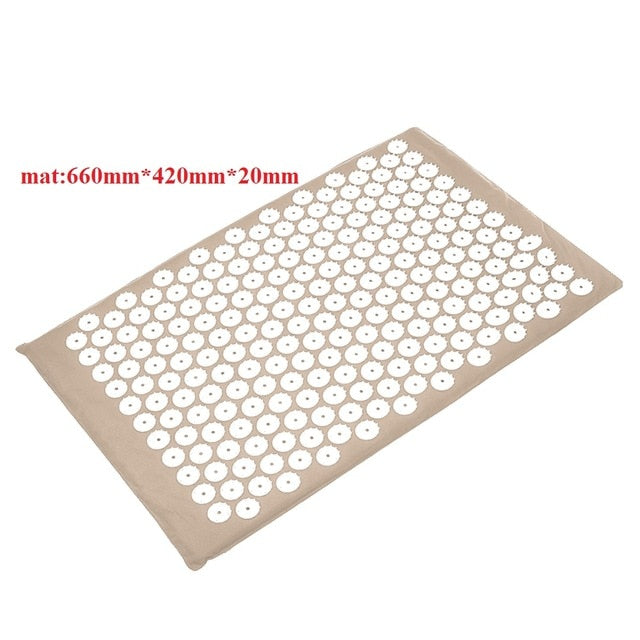 Massager Cushion Massage Yoga Mat Acupressure Relieve Stress Back Body Pain