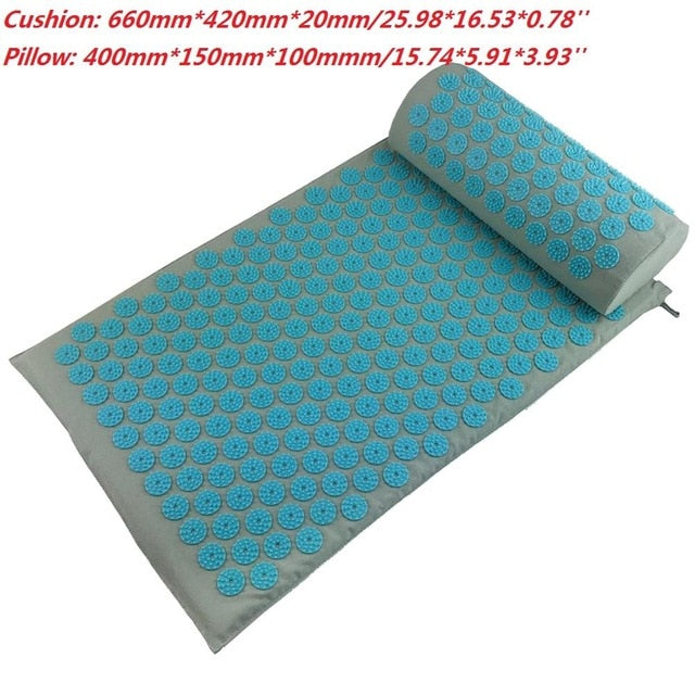 Massager Cushion Massage Yoga Mat Acupressure Relieve Stress Back Body Pain