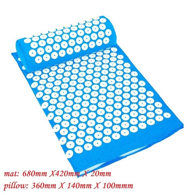 Massager Cushion Massage Yoga Mat Acupressure Relieve Stress Back Body Pain