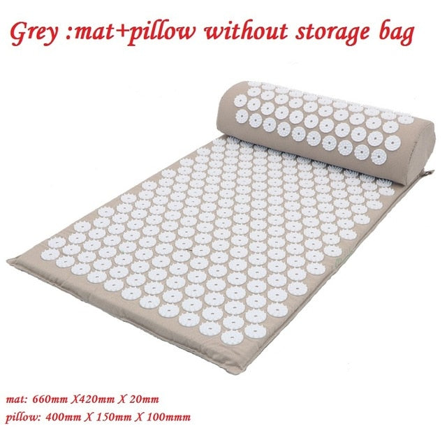 Massager Cushion Massage Yoga Mat Acupressure Relieve Stress Back Body Pain