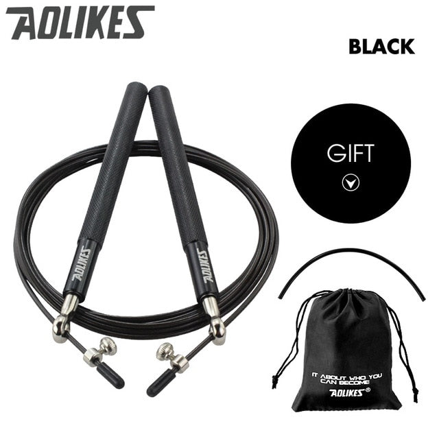 Crossfit Speed Jump Rope For Training With Carrying Bag Spare Cable