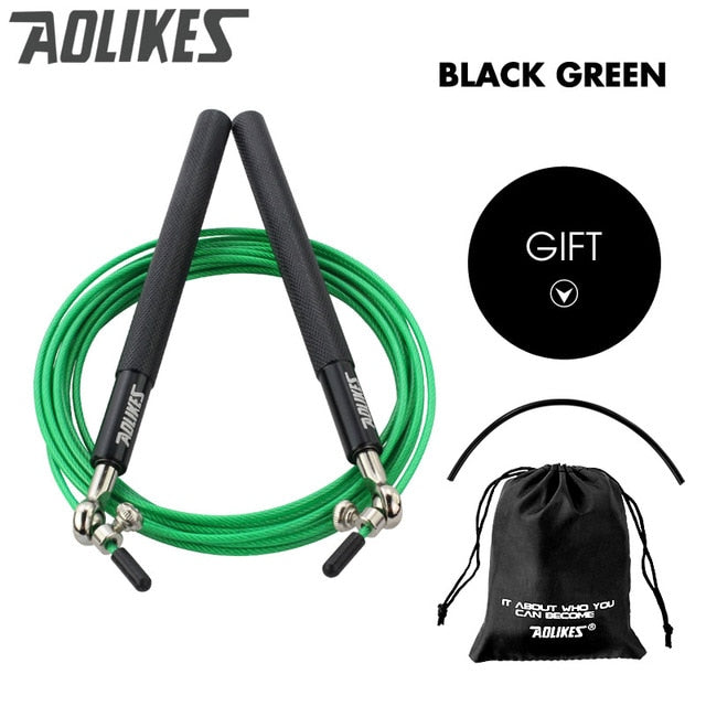 Crossfit Speed Jump Rope For Training With Carrying Bag Spare Cable