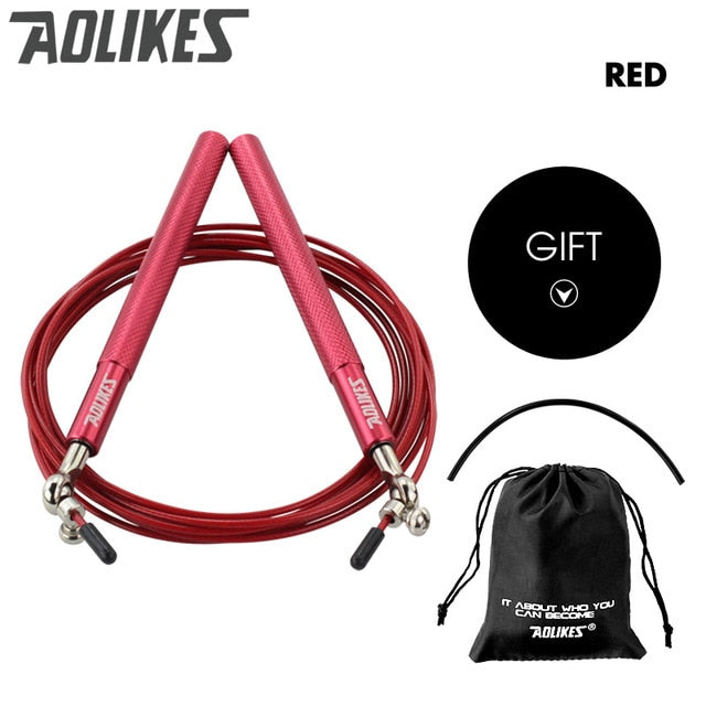 Crossfit Speed Jump Rope For Training With Carrying Bag Spare Cable