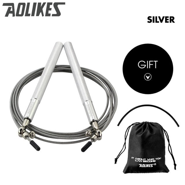 Crossfit Speed Jump Rope For Training With Carrying Bag Spare Cable