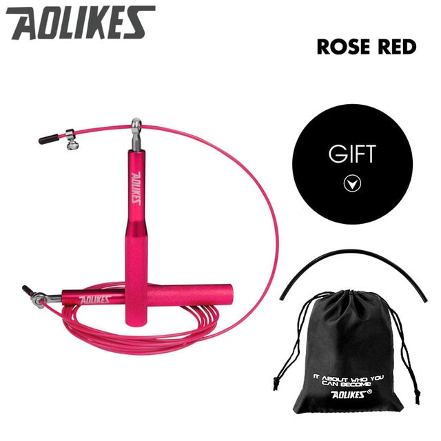 Crossfit Speed Jump Rope For Training With Carrying Bag Spare Cable