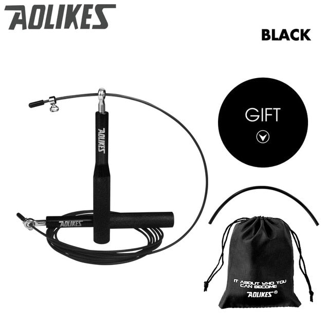 Crossfit Speed Jump Rope For Training With Carrying Bag Spare Cable