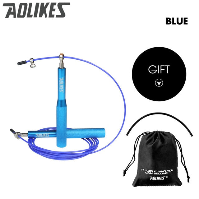 Crossfit Speed Jump Rope For Training With Carrying Bag Spare Cable