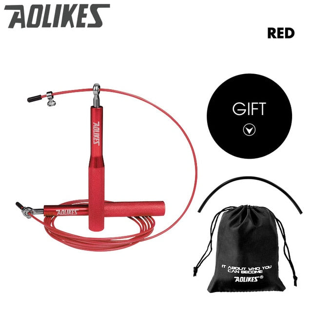 Crossfit Speed Jump Rope For Training With Carrying Bag Spare Cable