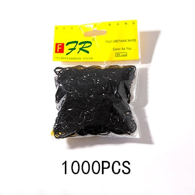 Colourful Disposable Elastic Hair Band Scrunchies