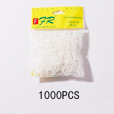 Colourful Disposable Elastic Hair Band Scrunchies