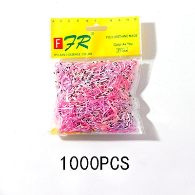 Colourful Disposable Elastic Hair Band Scrunchies