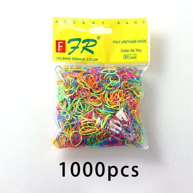 Colourful Disposable Elastic Hair Band Scrunchies