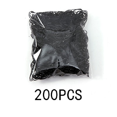 Colourful Disposable Elastic Hair Band Scrunchies