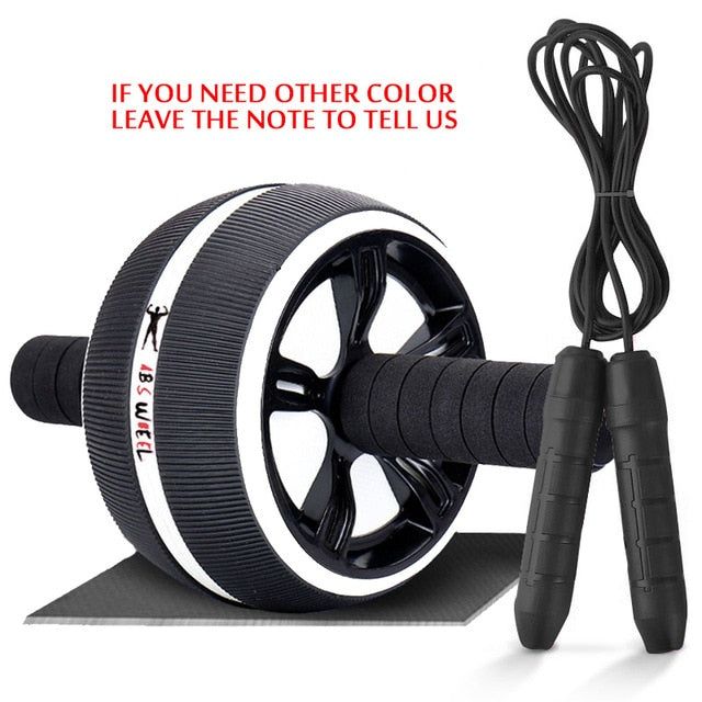 New 2 in 1 Ab Roller&Jump Rope For Arm Waist Leg Exercise Fitness Equipment