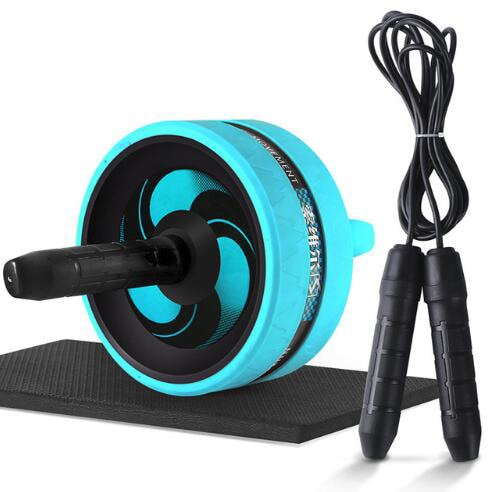 New 2 in 1 Ab Roller&Jump Rope For Arm Waist Leg Exercise Fitness Equipment