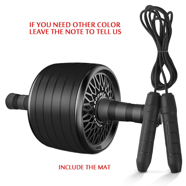 New 2 in 1 Ab Roller&Jump Rope For Arm Waist Leg Exercise Fitness Equipment