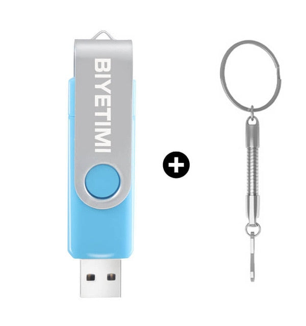 Biyetimi Multifunctional USB Flash Drive otg 2.0 pendrive 64gb cle usb флэш-накопител stick 32gb 16gb 8gb 4g Pen Drive for phone