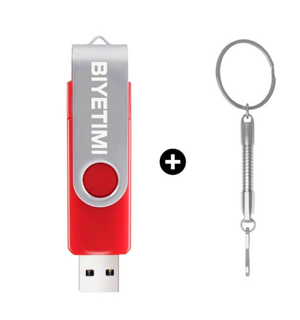 Biyetimi Multifunctional USB Flash Drive otg 2.0 pendrive 64gb cle usb флэш-накопител stick 32gb 16gb 8gb 4g Pen Drive for phone