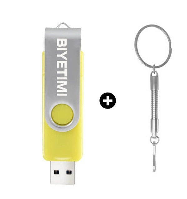 Biyetimi Multifunctional USB Flash Drive otg 2.0 pendrive 64gb cle usb флэш-накопител stick 32gb 16gb 8gb 4g Pen Drive for phone
