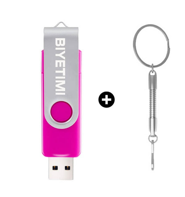 Biyetimi Multifunctional USB Flash Drive otg 2.0 pendrive 64gb cle usb флэш-накопител stick 32gb 16gb 8gb 4g Pen Drive for phone