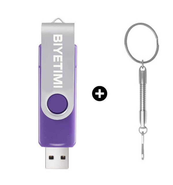 Biyetimi Multifunctional USB Flash Drive otg 2.0 pendrive 64gb cle usb флэш-накопител stick 32gb 16gb 8gb 4g Pen Drive for phone
