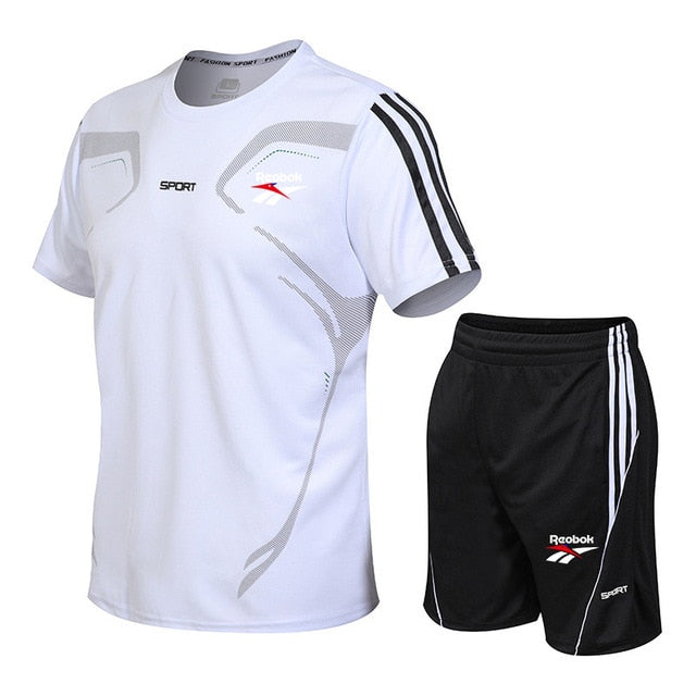 Men Sweat Suit Casual Sets Quick Drying Sport suits