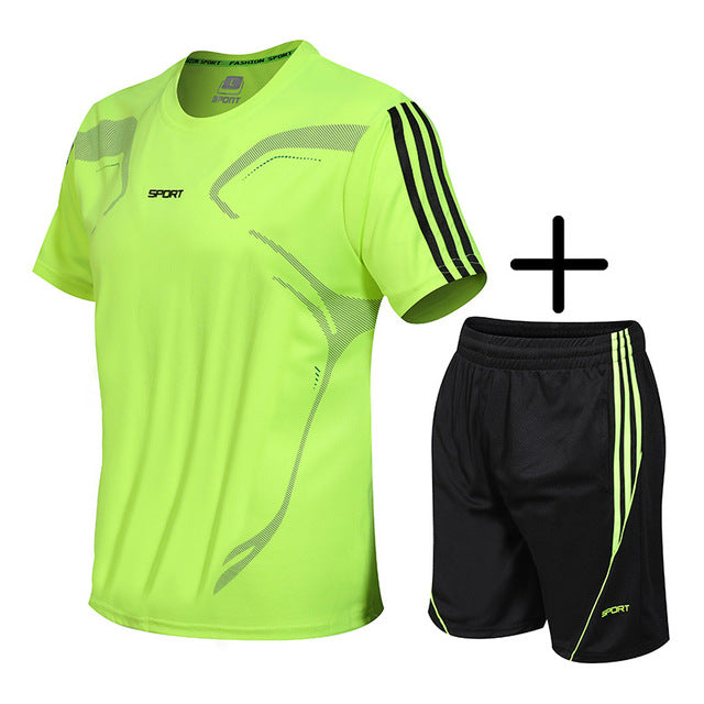Men Sweat Suit Casual Sets Quick Drying Sport suits