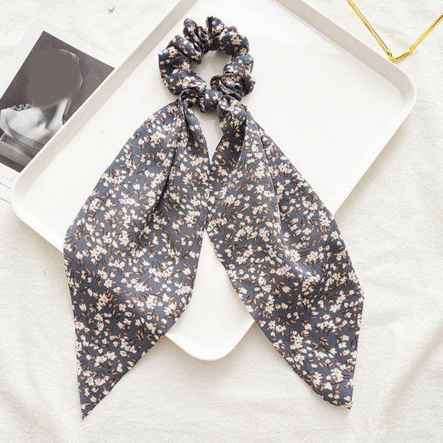 Ponytail Bow Ties Scrunchies