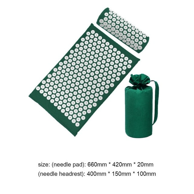 Massager Cushion Massage Yoga Mat Acupressure Relieve Stress Back Body Pain