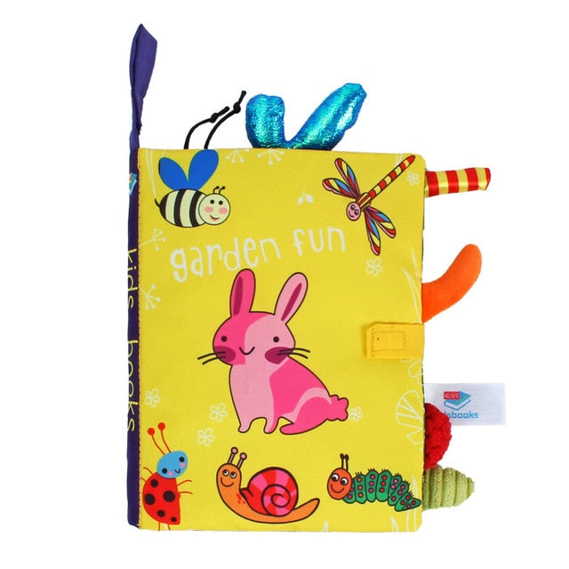 Kidsbooks Baby Early Learning Tearing Tail Cloth Book Parent-child Interactive Sound