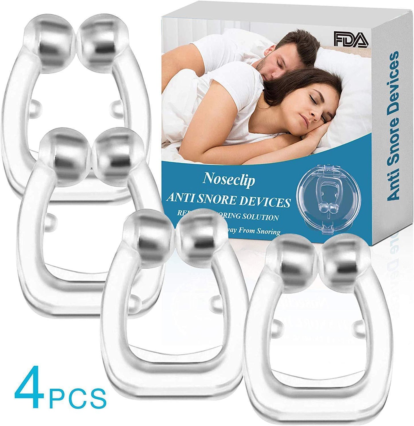 Silicone Magnetic Anti Snore Nose Clip