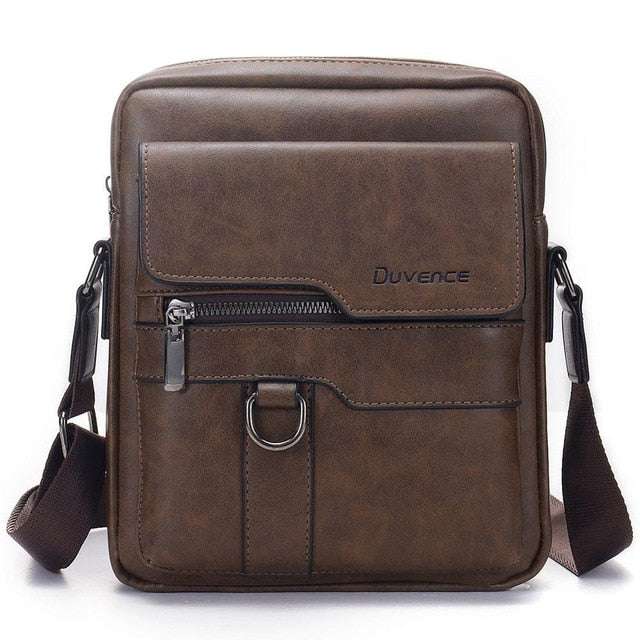 Brand Men Shoulder Bag for 10.4 inches Ipad PU Leather Business Men Messenger Bags Large Man Crossbody Bag Waterproof Travel Bag