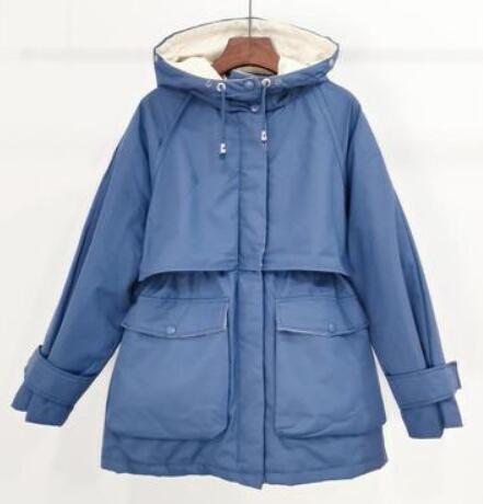 Large Natural Raccoon Fox Fur Hooded Winter Down Coat