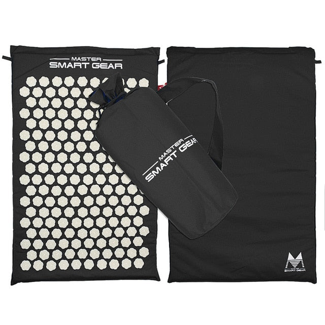 Spike Mat Acupressure Mat, Massage Mat Acupuncture Pillow Set Yoga Mat Needle Relieve Back, Neck and Sciatic Pain, Relax Muscles