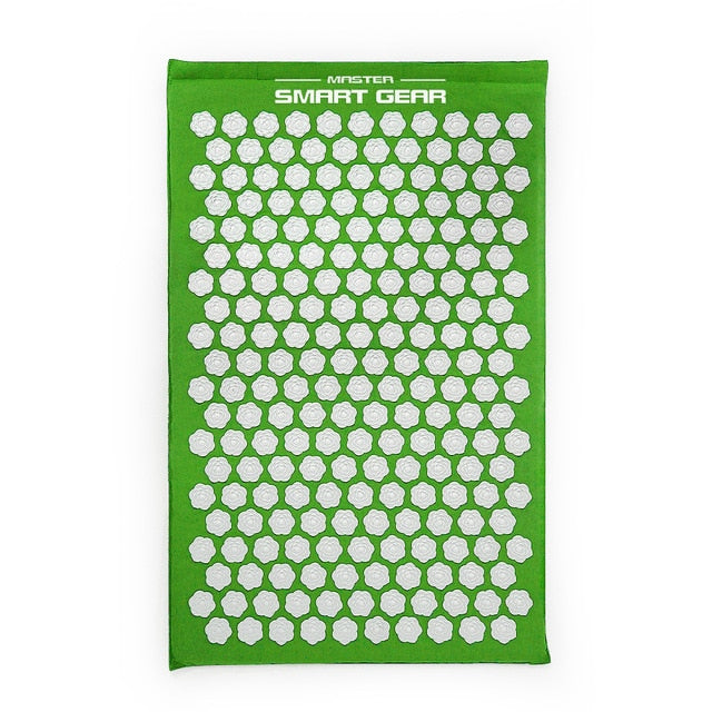 Spike Mat Acupressure Mat, Massage Mat Acupuncture Pillow Set Yoga Mat Needle Relieve Back, Neck and Sciatic Pain, Relax Muscles