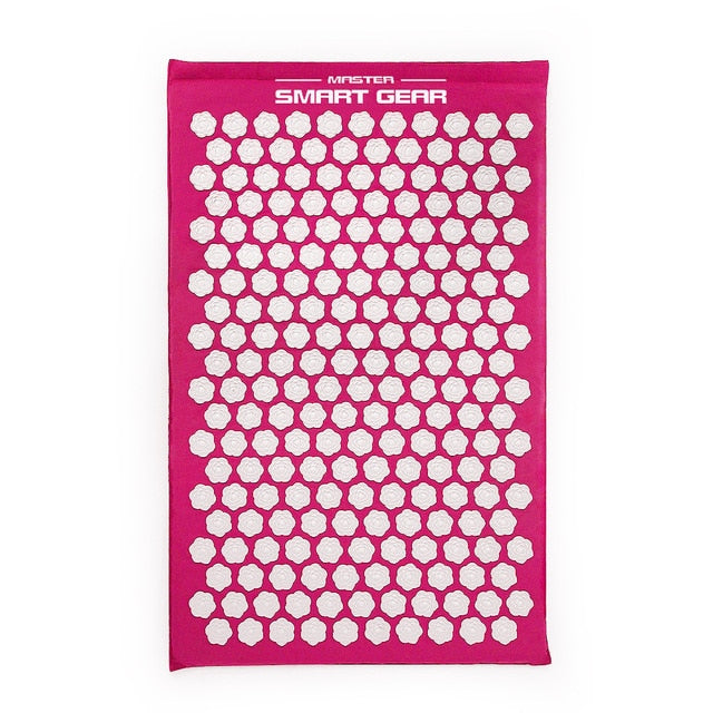 Spike Mat Acupressure Mat, Massage Mat Acupuncture Pillow Set Yoga Mat Needle Relieve Back, Neck and Sciatic Pain, Relax Muscles