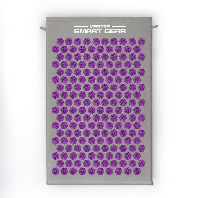 Spike Mat Acupressure Mat, Massage Mat Acupuncture Pillow Set Yoga Mat Needle Relieve Back, Neck and Sciatic Pain, Relax Muscles