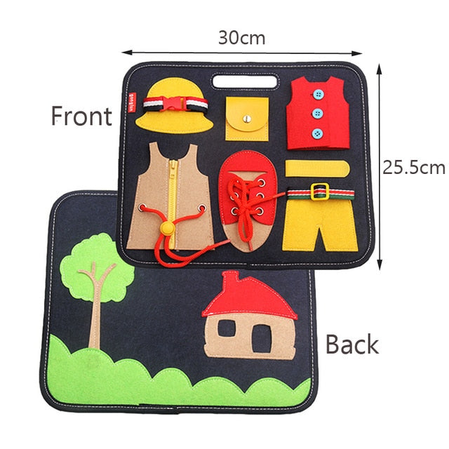 Montessori Toys Early Educational Fine Motor Training Self-care Ability
