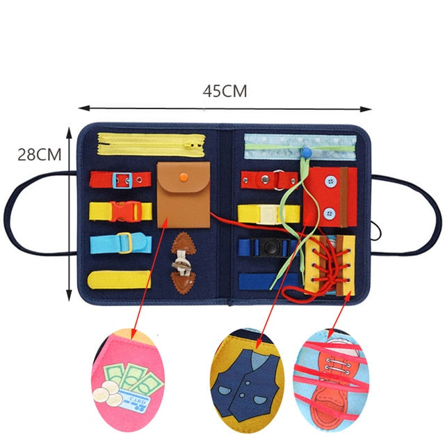 Montessori Toys Early Educational Fine Motor Training Self-care Ability