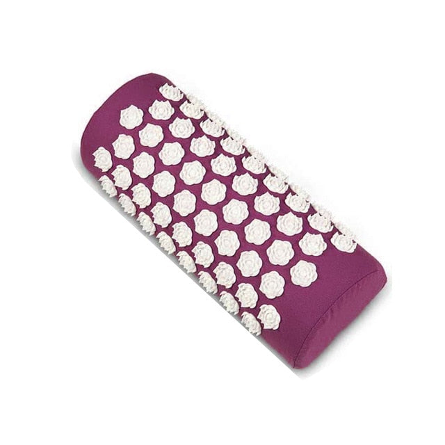 Lotus Acupuncture Massager Mat Set Relieve Stress Back Pain