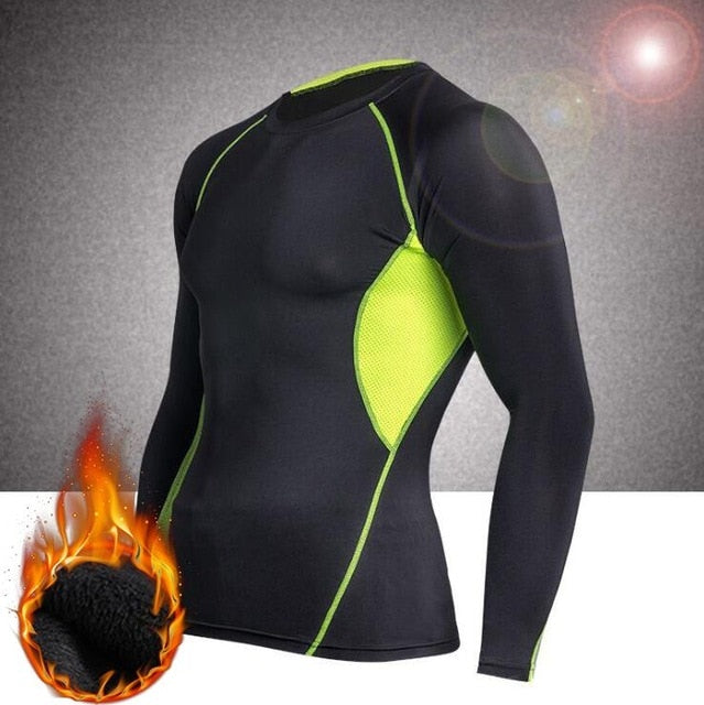 Aismz Winter Thermal Underwear Men Fleece Legging