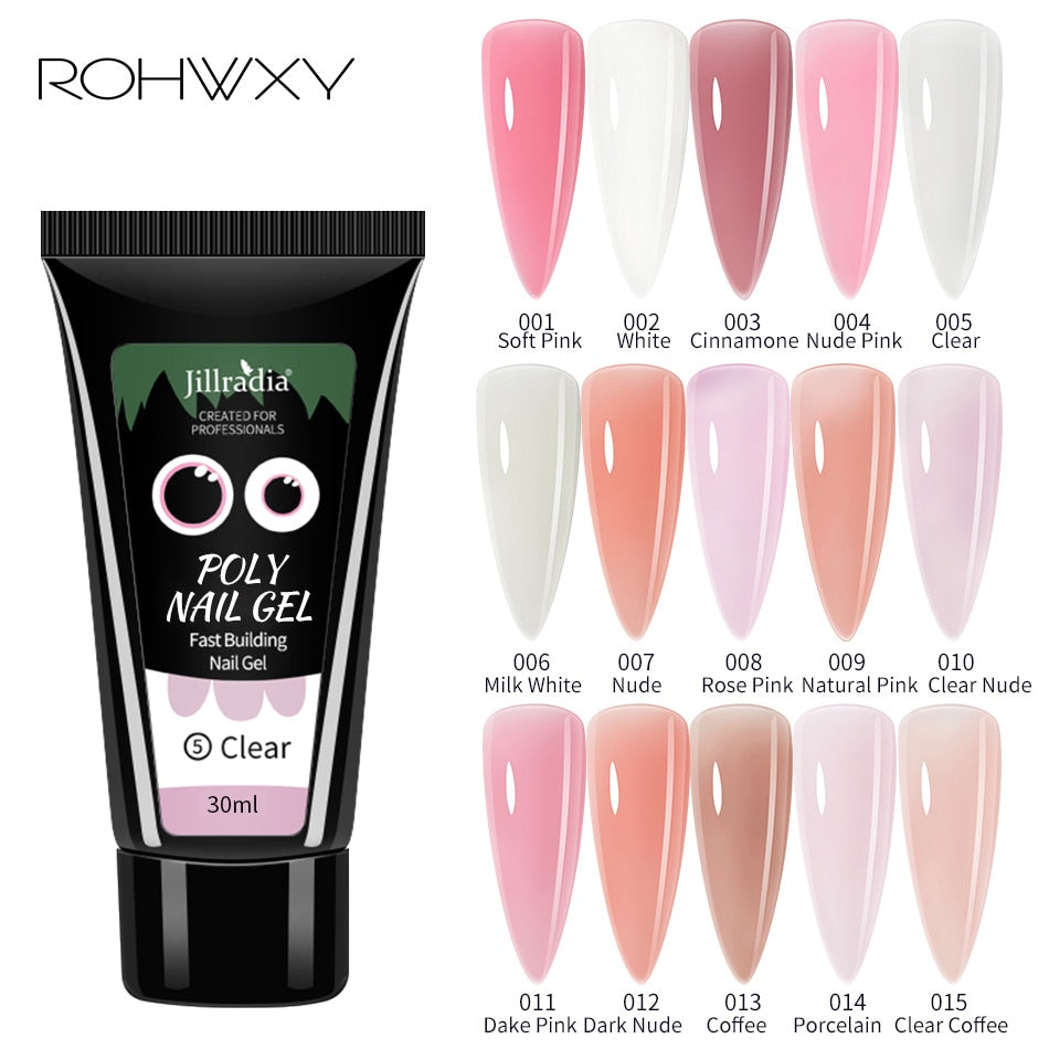 ROHWXY Poly UV Gel For Manicure