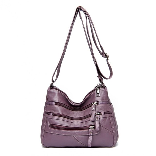 2021 Women Shoulder Bag Leather Luxury Handbags Women's Bags Designer Shoulder Crossbody Bag Female Fashion Female for Ladies